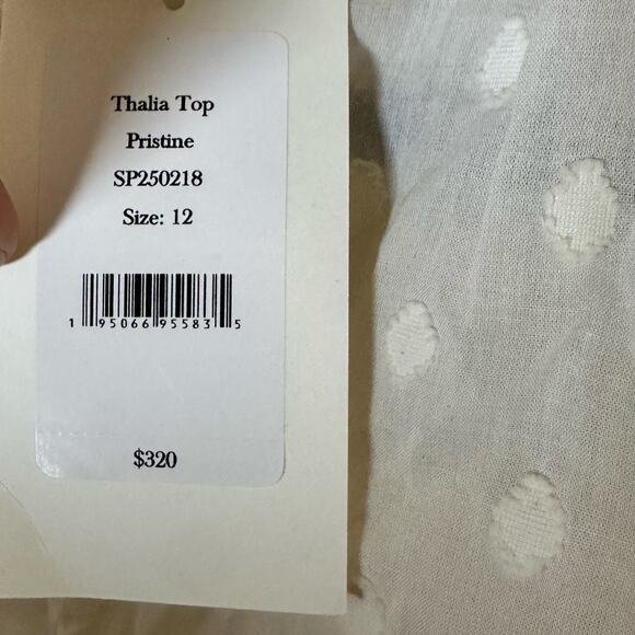 NWT Ulla Johnson Thalia Top in Pristine - Picture 6 of 7